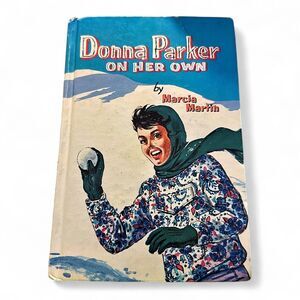Donna Parker on Her Own Marcia Martin Hardcover Book Vintage 50s